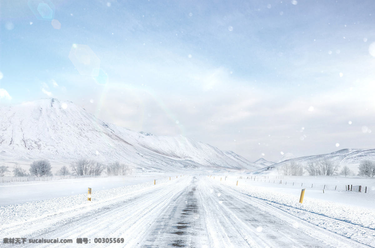 冬日 里 道路 风景图片 天空 高山 美景 多娇江山 自然景观 自然风景