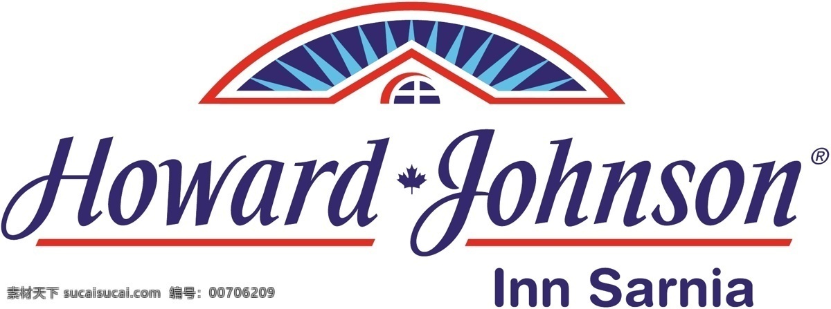 霍华德 约翰逊 酒店 矢量标志下载 免费矢量标识 商标 品牌标识 标识 矢量 免费 品牌 公司 白色