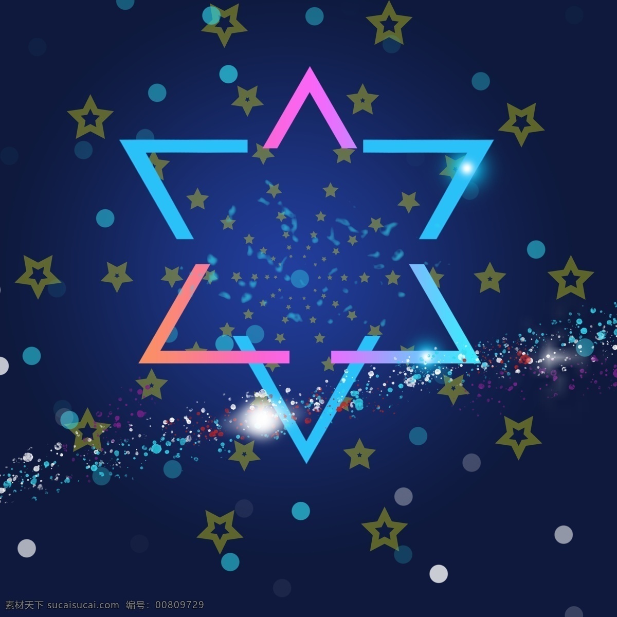 藍色 商務(wù) 科技 背景 星星 漸變 炫麗