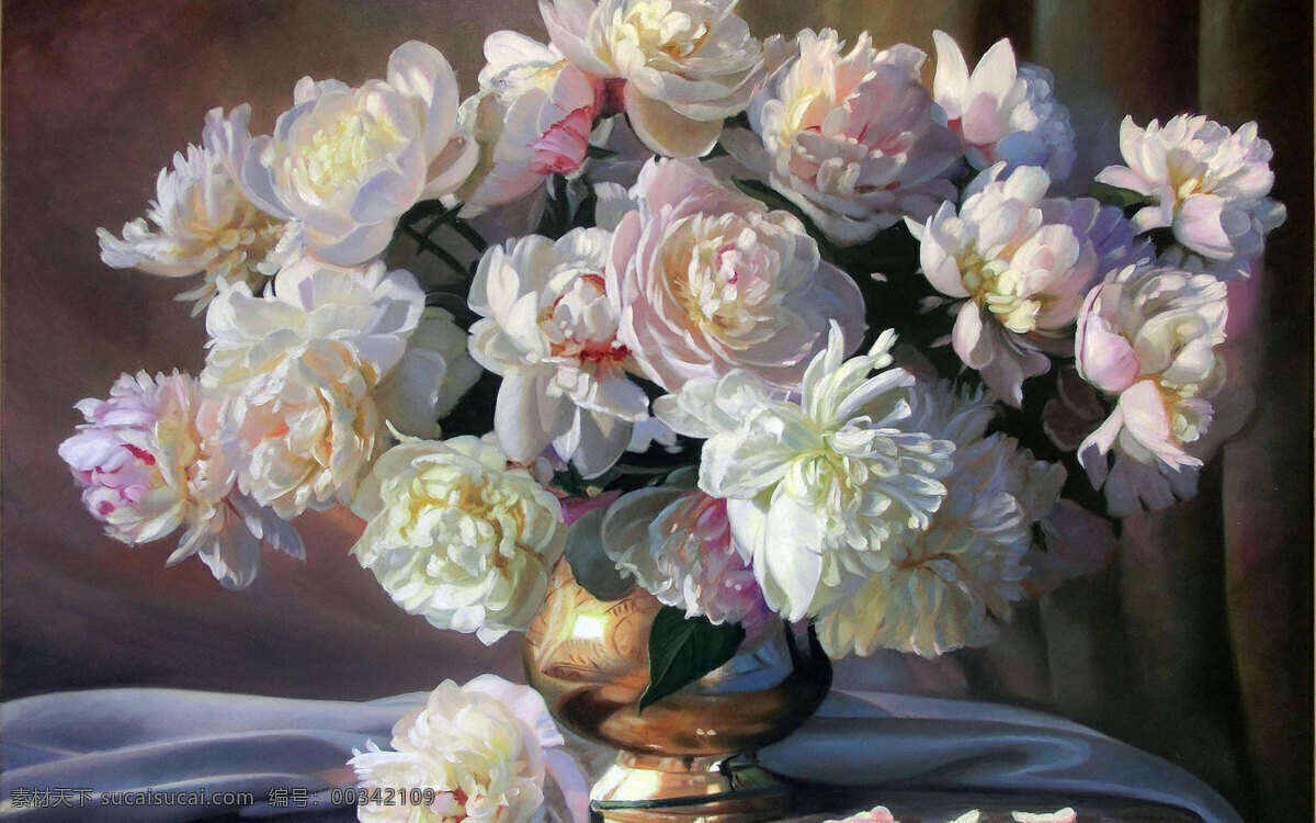 静物花卉油画 创意 花卉 装饰画 静物 文化艺术 美术绘画