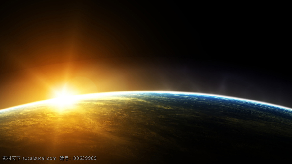 太空攝影 地球 日出 日光 陽光 太空 太陽系 自然景觀 自然風(fēng)景