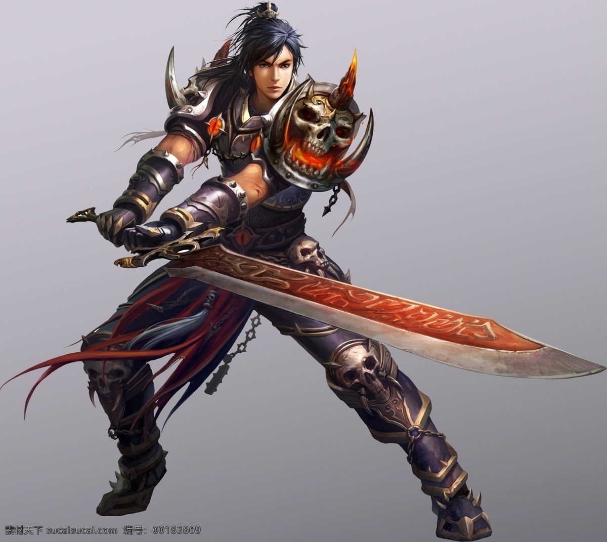 游戲 游戲原畫 原畫 游戲人物 武俠 武將 玄幻 劍客 動漫動畫 動漫人物 灰色