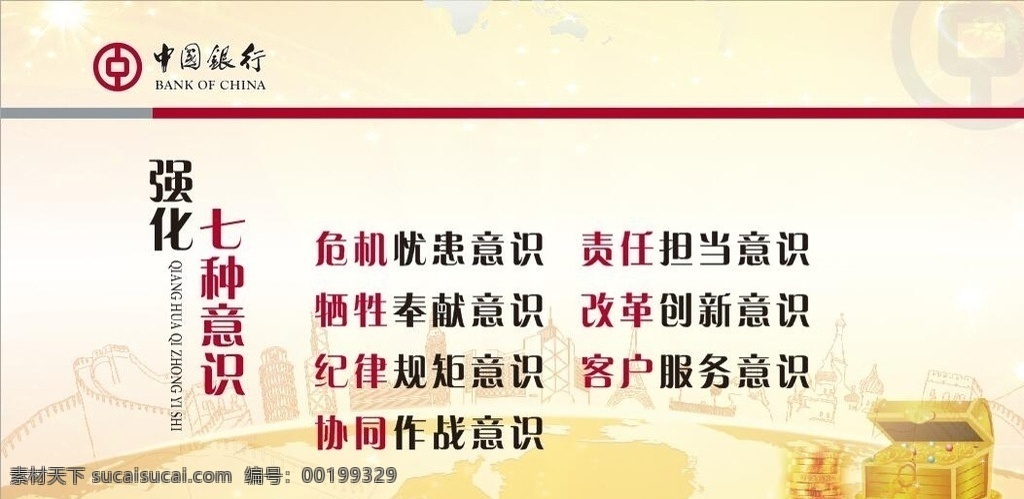 中國銀行 強化七種意識 銀行 企業(yè)文化 銀行文化宣傳 銀行海報 銀行展板 銀行文化 銀行掛畫 銀行畫冊 銀行單張 dm單 農(nóng)業(yè)銀行 中國郵政銀行 宣傳畫 貸款 銀行理財 銀行招商 銀行房貸 銀行服務(wù) 銀行貨幣 銀行金融 銀行家 展板模板 七種意識 強化
