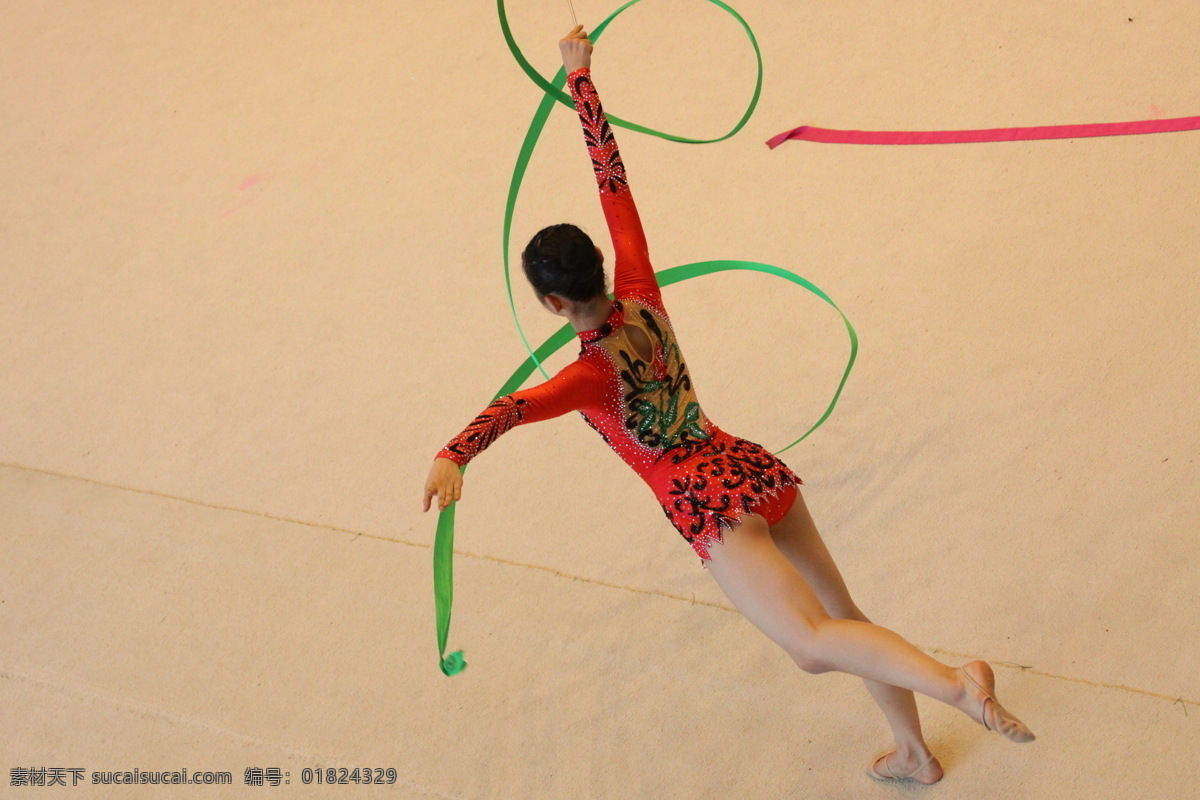 艺术体操 韵律操 舞蹈 跳跃 平衡 健美 体育运动 文化艺术