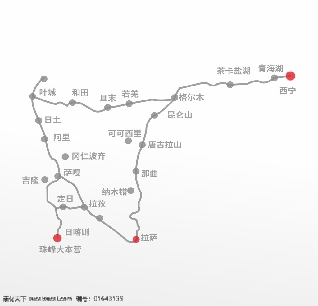 西寧 拉薩 騎 行 線路圖 騎行 車貼 標志圖標 其他圖標