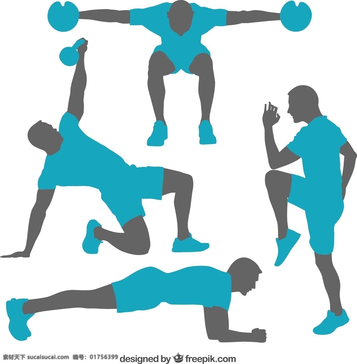 体育 训练 剪影 姿势 运动的人 健身 男性 培训 锻炼 人的剪影 剪影轮廓 运动 白色