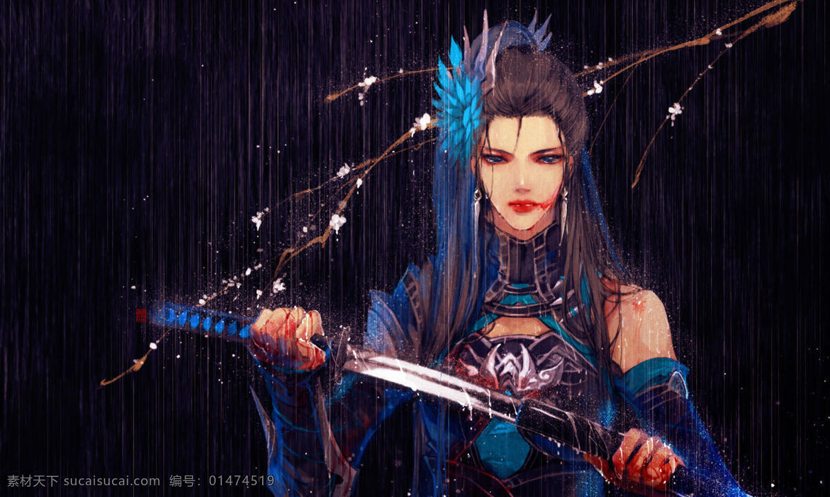 唐門貳 同人 集 伊吹 五月 動(dòng)漫人物 漫畫插圖 唯美插畫 設(shè)計(jì)素材 其它插圖 書畫美術(shù) 黑色