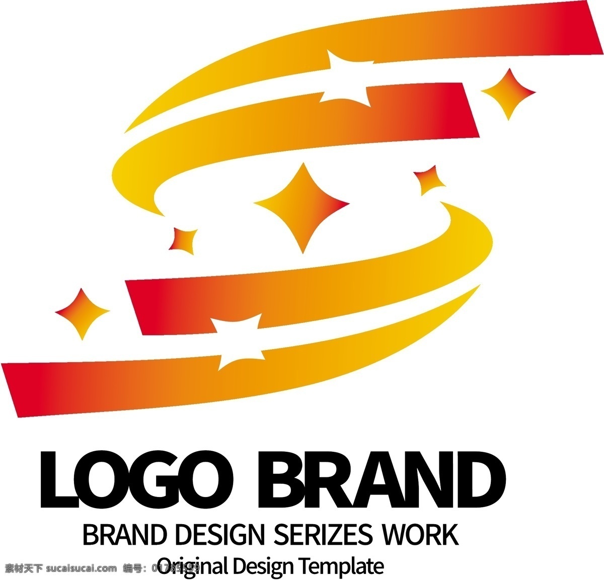 简约 大气 红 黄 飘带 s 字母 公司 logo 标志 标志设计 h 公司标志设计 企业 会徽标志设计 企业标志设计 白色科技
