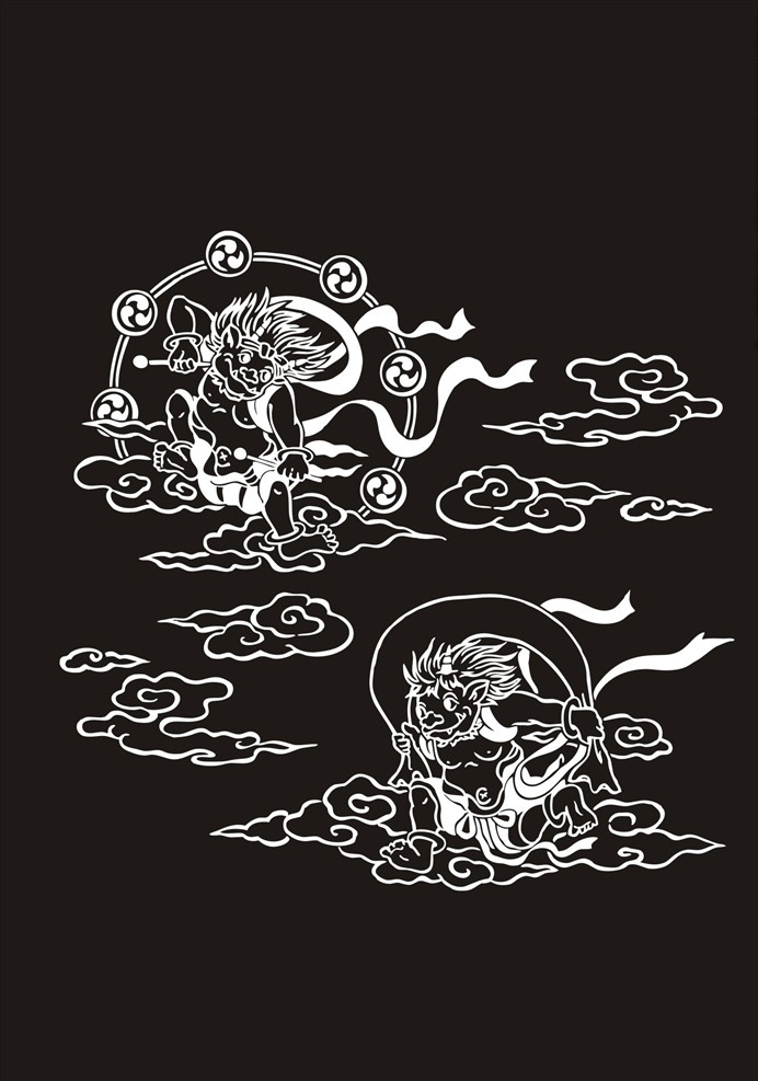 手繪 神話 神仙 矢量圖 服裝設(shè)計(jì) 男裝設(shè)計(jì) 女裝設(shè)計(jì) 箱包印花 男裝印花 女裝印花 童裝印花 潮流服裝印花 潮牌設(shè)計(jì) 面料印花 布料印花 貼紙圖案 t恤印花圖案 服裝印花圖案 神話傳說 手繪神仙 卡通神仙 雷公 雷神 絲帶 飄帶 祥云 云朵 云彩 矢量圖案共享