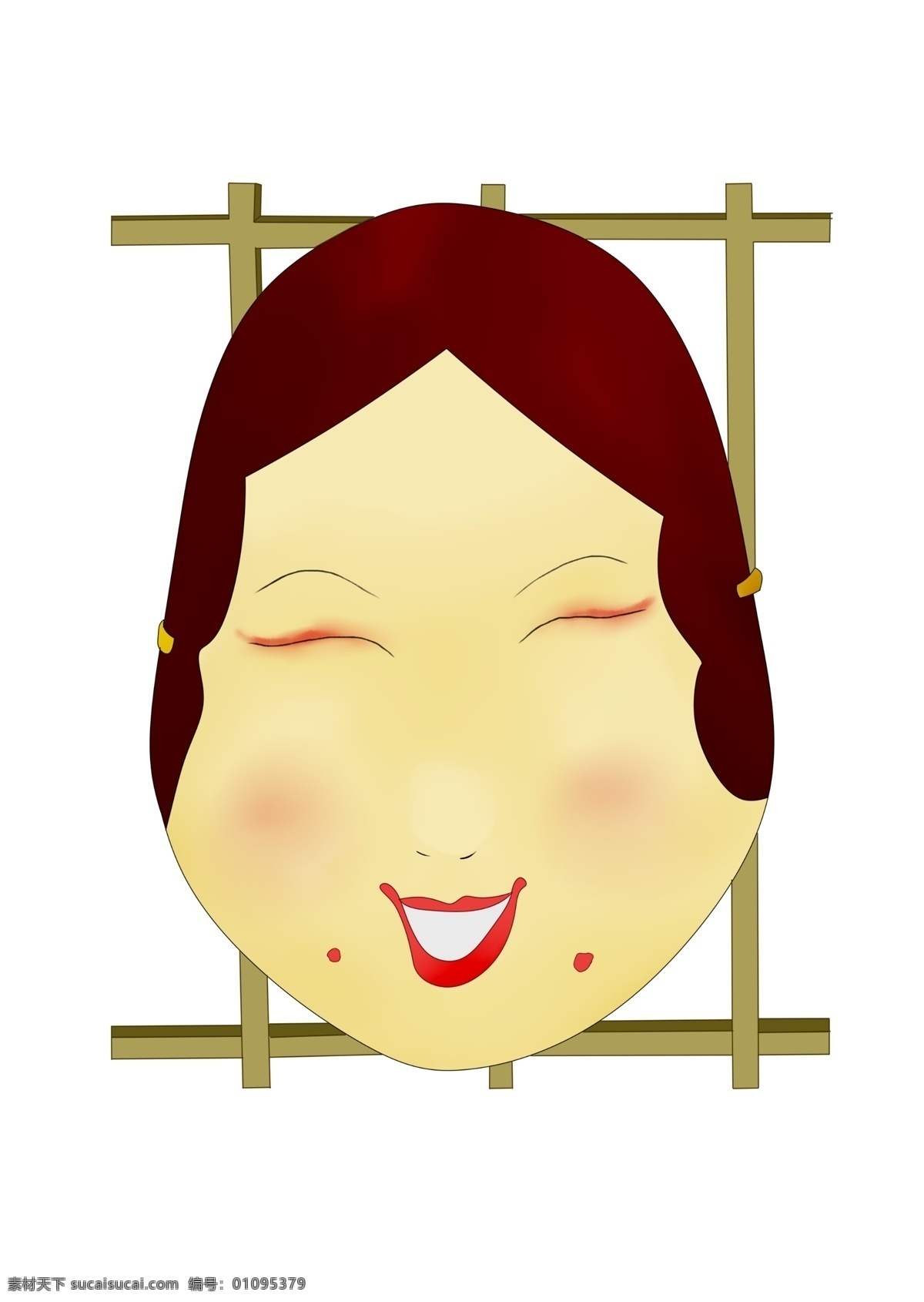日本 特色 面具 插画 卡通面具 日本文化 日本特色 卡通面具插画 人脸面具 创意面具插画 日本面具