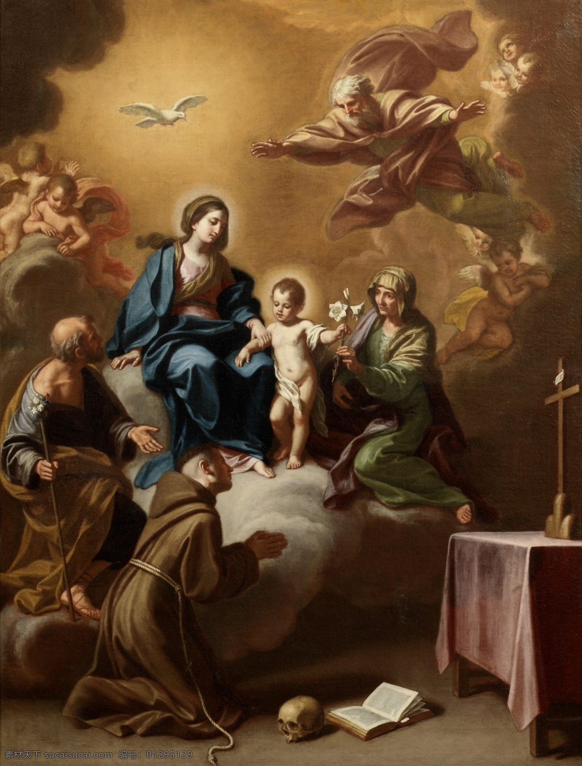 圣母耶稣圣徒 圣母与耶稣 耶稣 玛利亚 方济各 圣徒 人物图库 生活人物