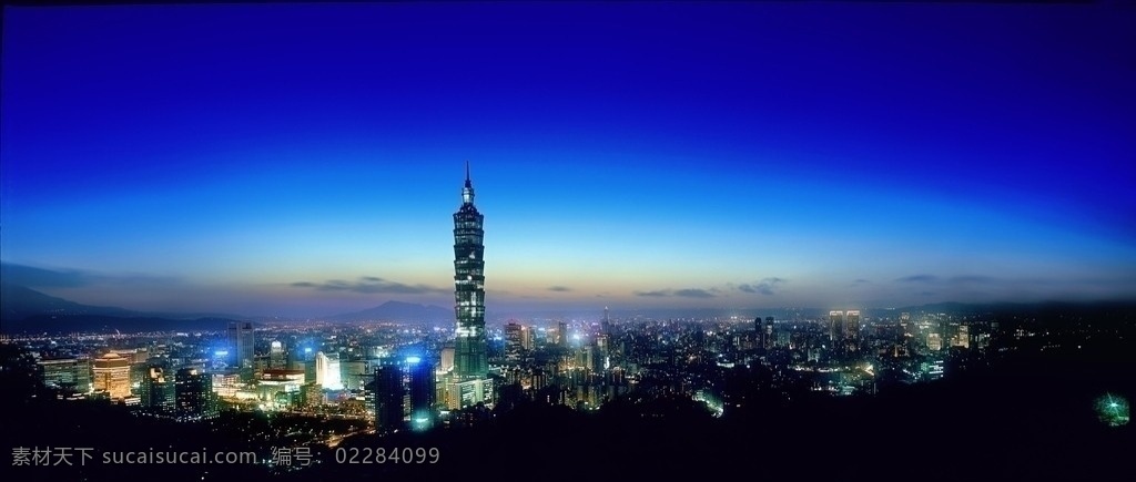 台湾 台北 大楼 夜景 高清 夜晚 灯光 国内旅游 旅游摄影