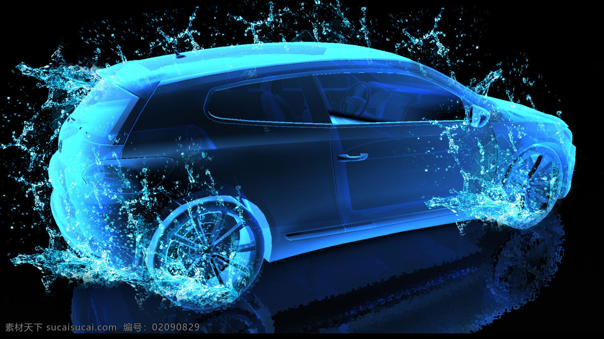 发光 汽车 轮廓 线条图 小车 发光的汽车 发光的小车 光效 光效汽车 发光轮廓 特效汽车 艺术汽车 现代科技 交通工具