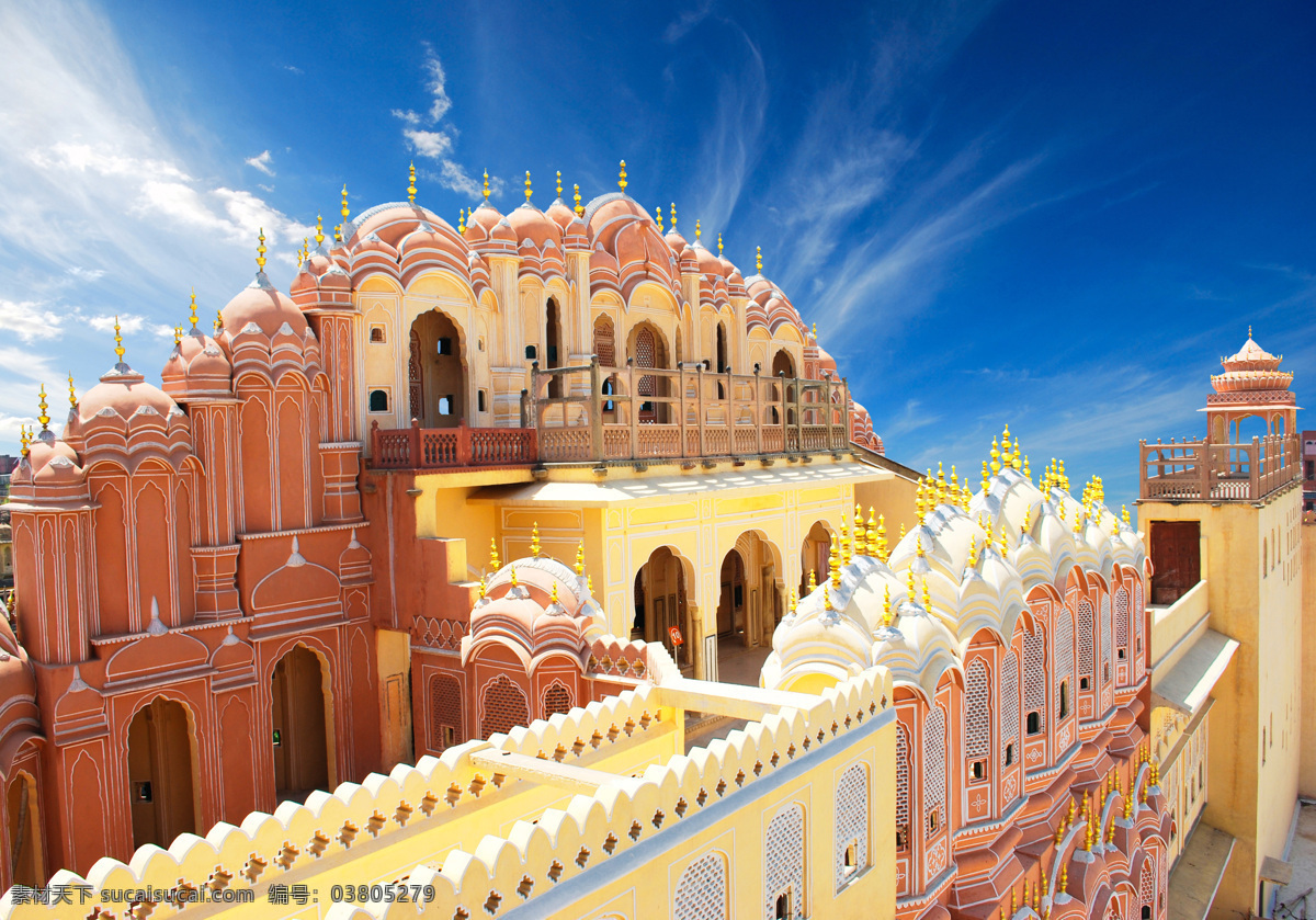 印度风之宫殿 印度 哈普尔 印度建筑 伊斯兰 古建筑 名胜古迹 旅游 国外旅游 印度旅游 旅游摄影 蓝色