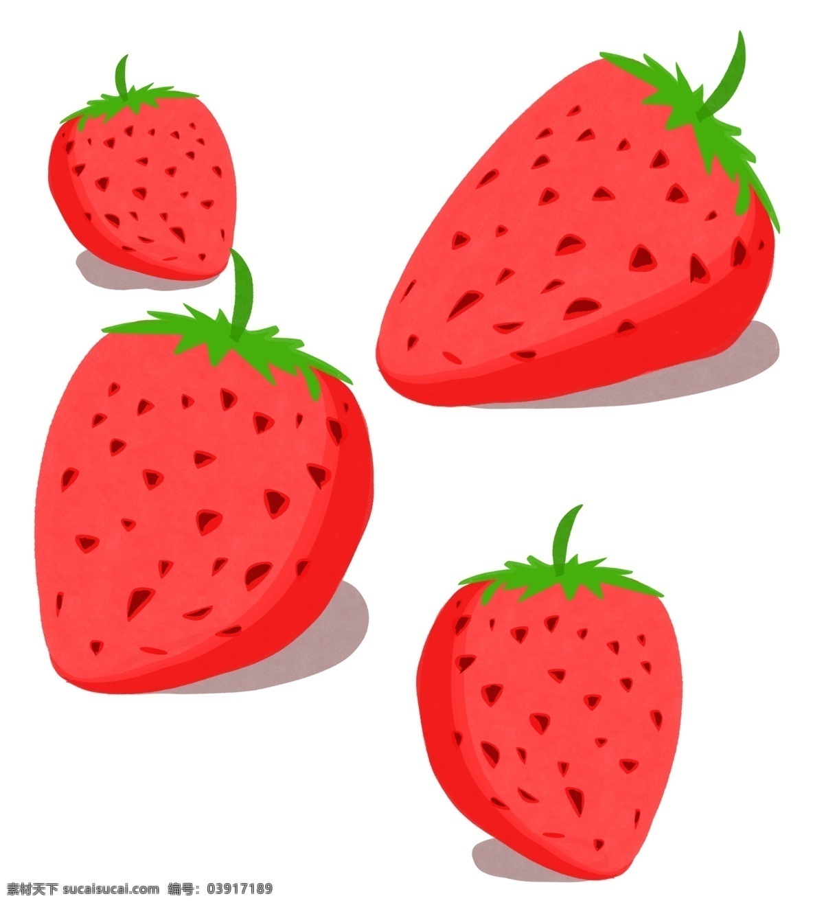 草莓 夏季 主题 手绘 风格 水果 水果草莓 夏季主题 手绘风格 插画配图 装饰插图 情景插图 夏天 解暑水果