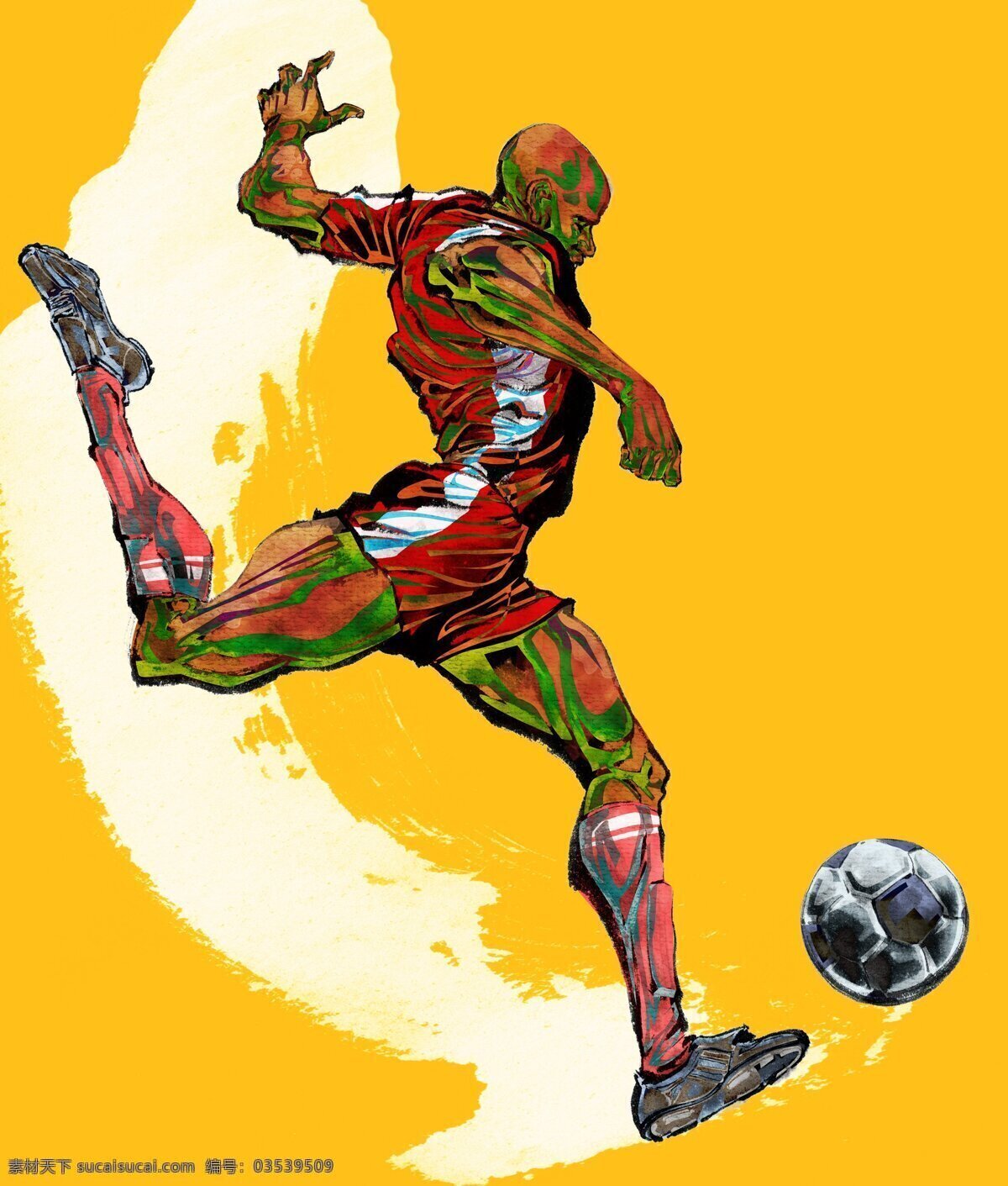 巴西 世界杯 人物 插 画集 2014 巴西世界杯 人物插画 足球