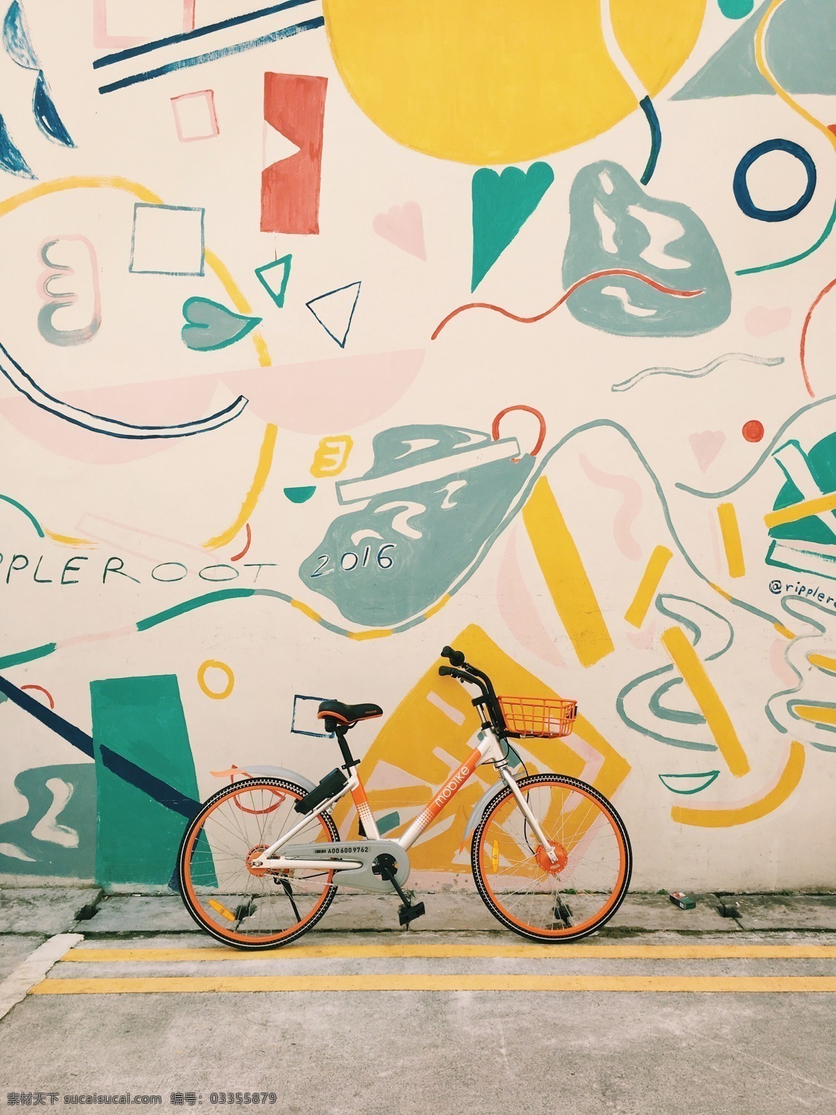 共享单车 自行车 单车 交通工具 脚踏车 城市 涂鸦 背景 停靠 共享 绿色出行 低碳出行 节能 生活百科 生活素材