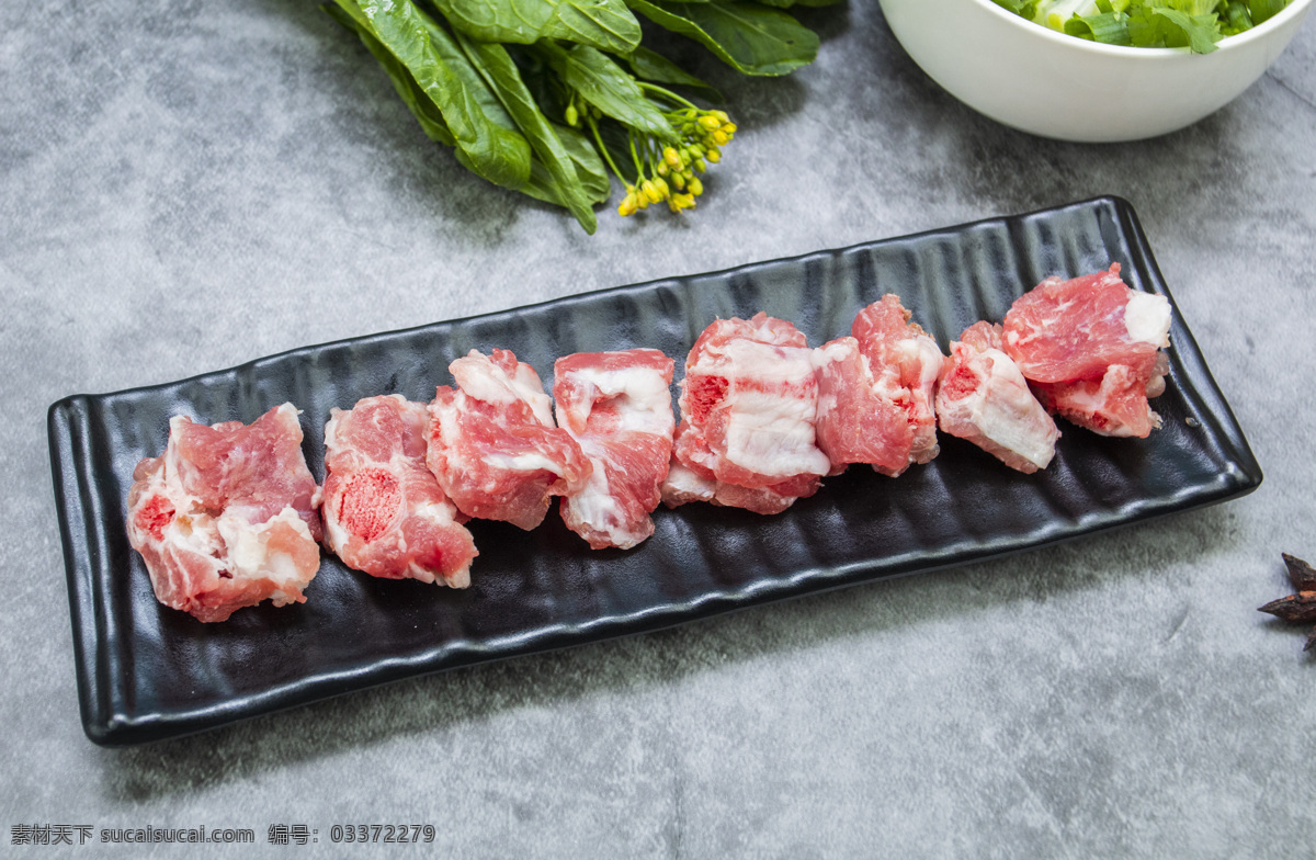 豬肉排骨食材 排骨 新鮮食材 豬肉 肉類 鮮豬排 美食 餐飲美食 食物原料