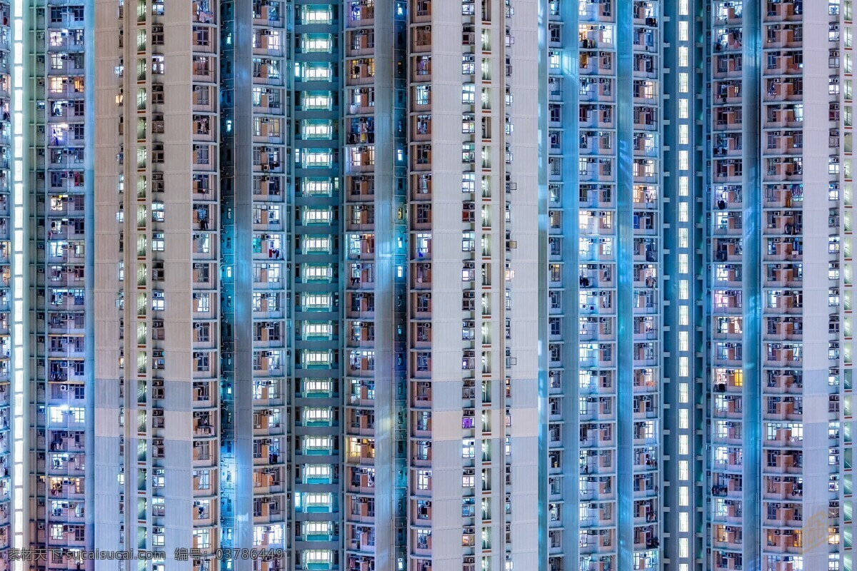 香港 城市 建筑 垂直 亚洲 公寓 窗口 体系 结构 垂直的 线灯 托比 哈里曼 楼 灯光 风景 自然景观 建筑景观