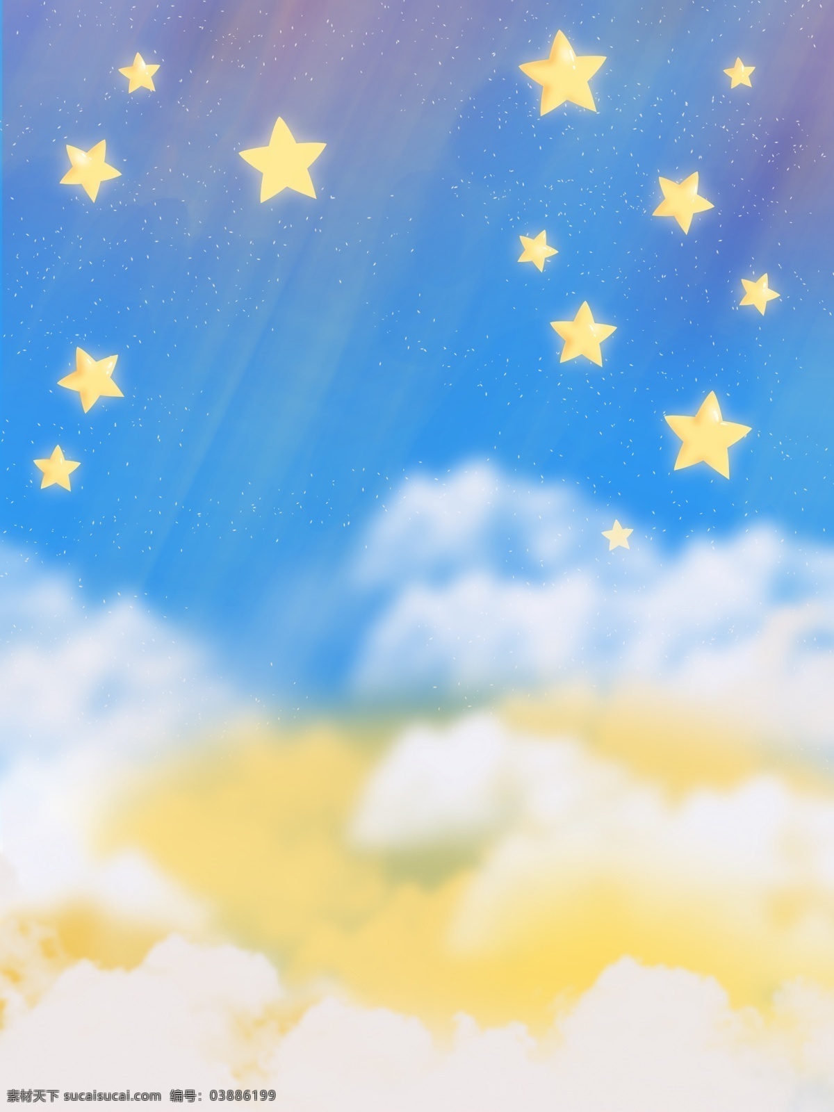 藍色 夢境 唯美 天空 星星 插畫 背景 插畫背景 藍天白云 唯美天空 星星插畫 藍色背景 浪漫背景