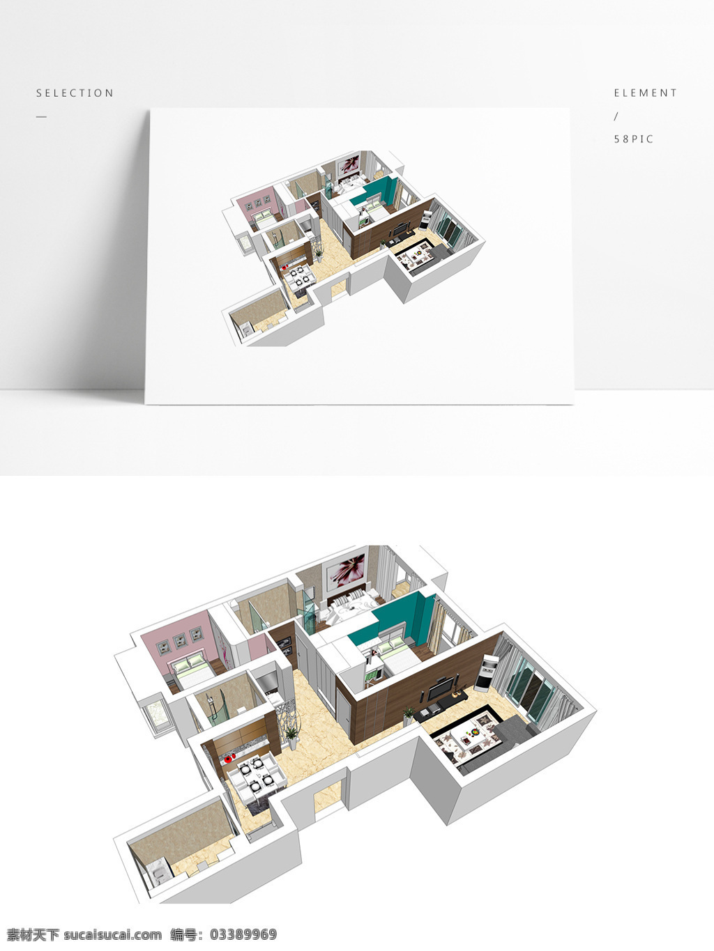 时尚 简约 风 su 透视 模型 室内空间设计 住宅室内设计 样板房 3d模型 su模型 草图大师模型 家具模型 住宅设计
