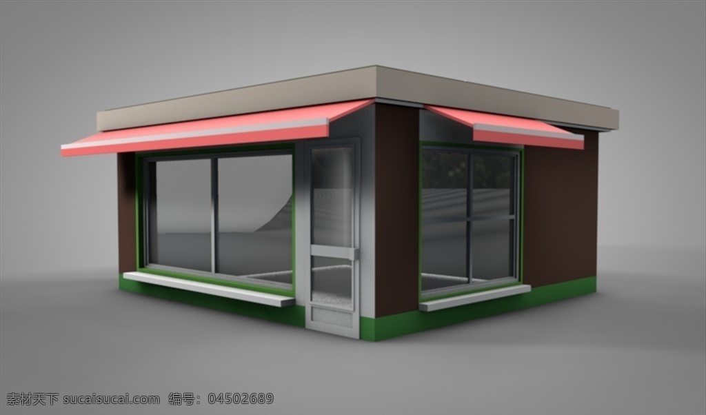 c4d 模型 房子 店铺图片 动画 工程 像素 店铺 三层 小洋楼 简约 渲染 c4d模型 3d设计 其他模型