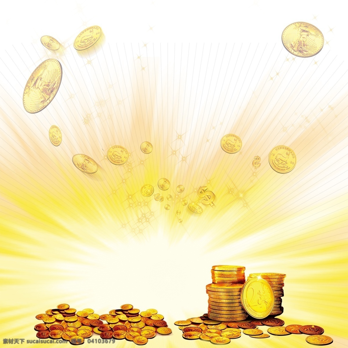 金色 金幣 金光 射線 金色背景 金色漸變 背景設(shè)計 錢幣 錢 滿天金幣