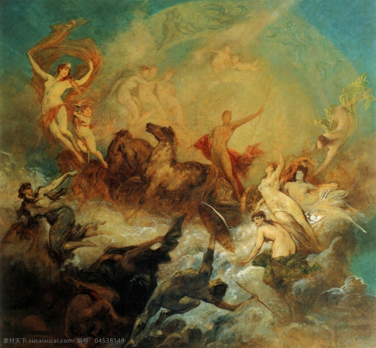 战争神话 世界名画 西洋油画 绘画书法 文化艺术 人物