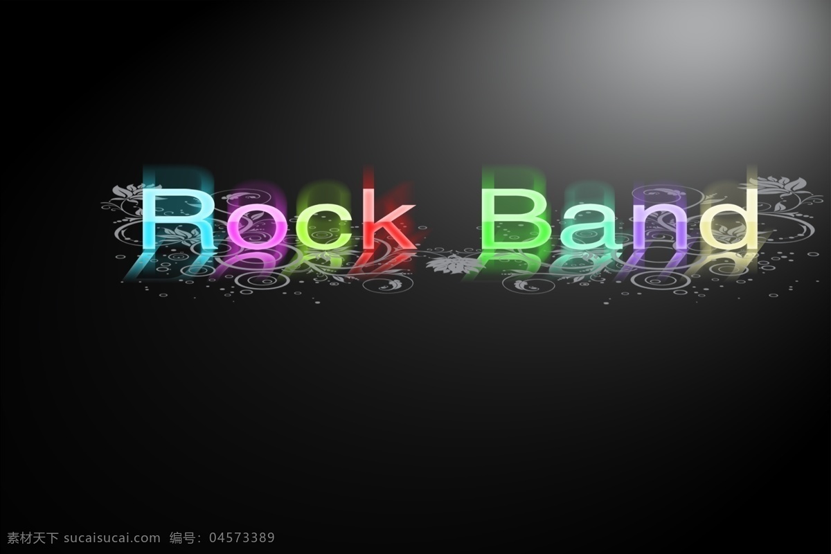 o 分层 rock 倒影 动感文字 花纹 文字素材 英文字母 band 英文 字母 模板下载 r c k b a n d 源文件 矢量图 艺术字