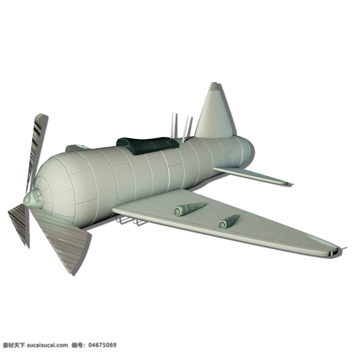 零 式 战机 c4d 创意 建模 3d 立体 飞机模型 飞机 三维 卡通 零式战机 白色 起风了