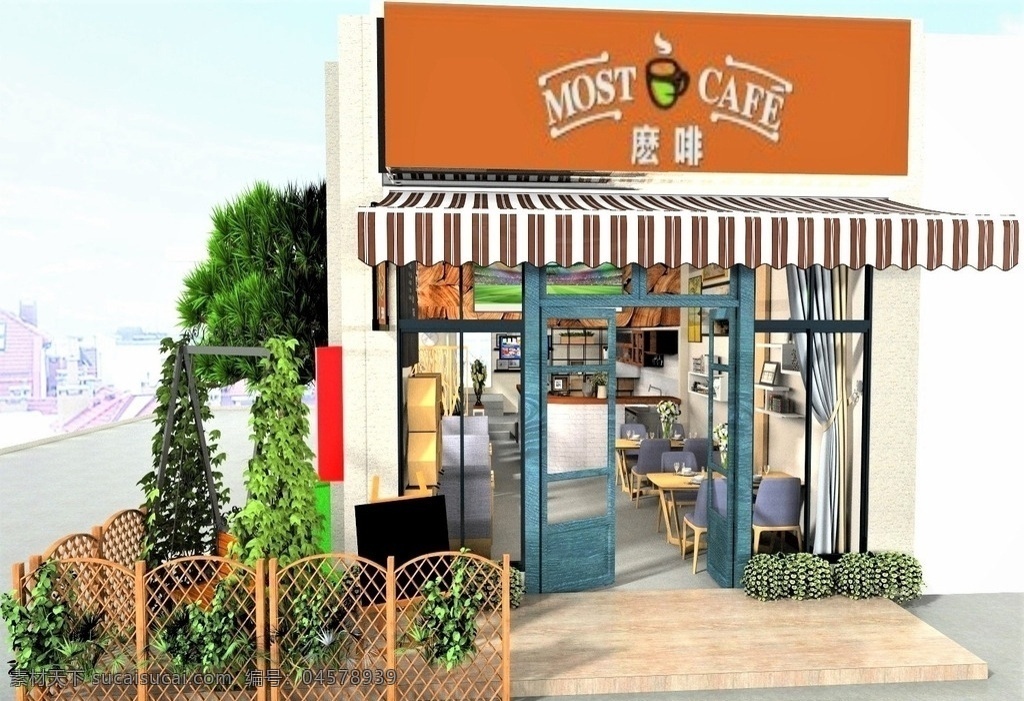 咖啡店 門面 咖啡 英倫風(fēng) 園林 室內(nèi)設(shè)計(jì) 環(huán)境設(shè)計(jì) 效果圖