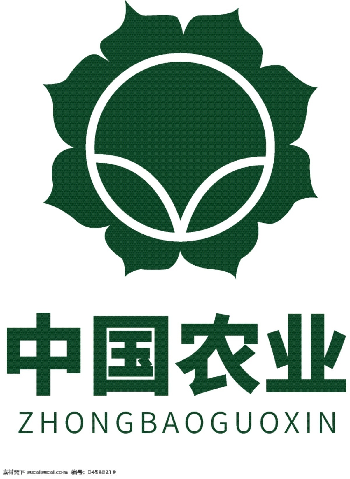 中国 绿色农业 logo 农业logo 绿色logo 荷花logo 种植业 鲜花logo 个人logo