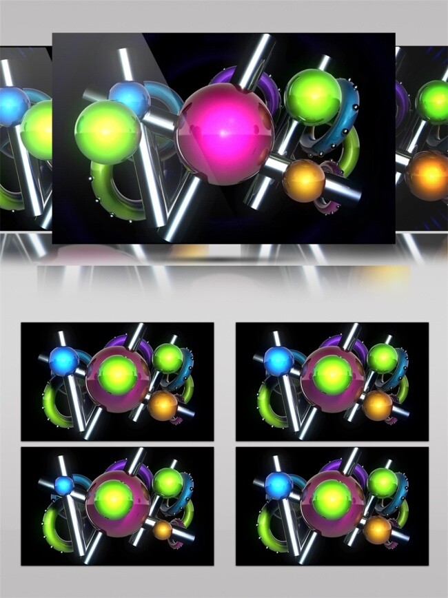 彩色 星球 光束 動(dòng)態(tài) 視頻 紫色 綠色 激光 星際 電腦屏幕保護(hù) 高清視頻素材 3d視頻素材