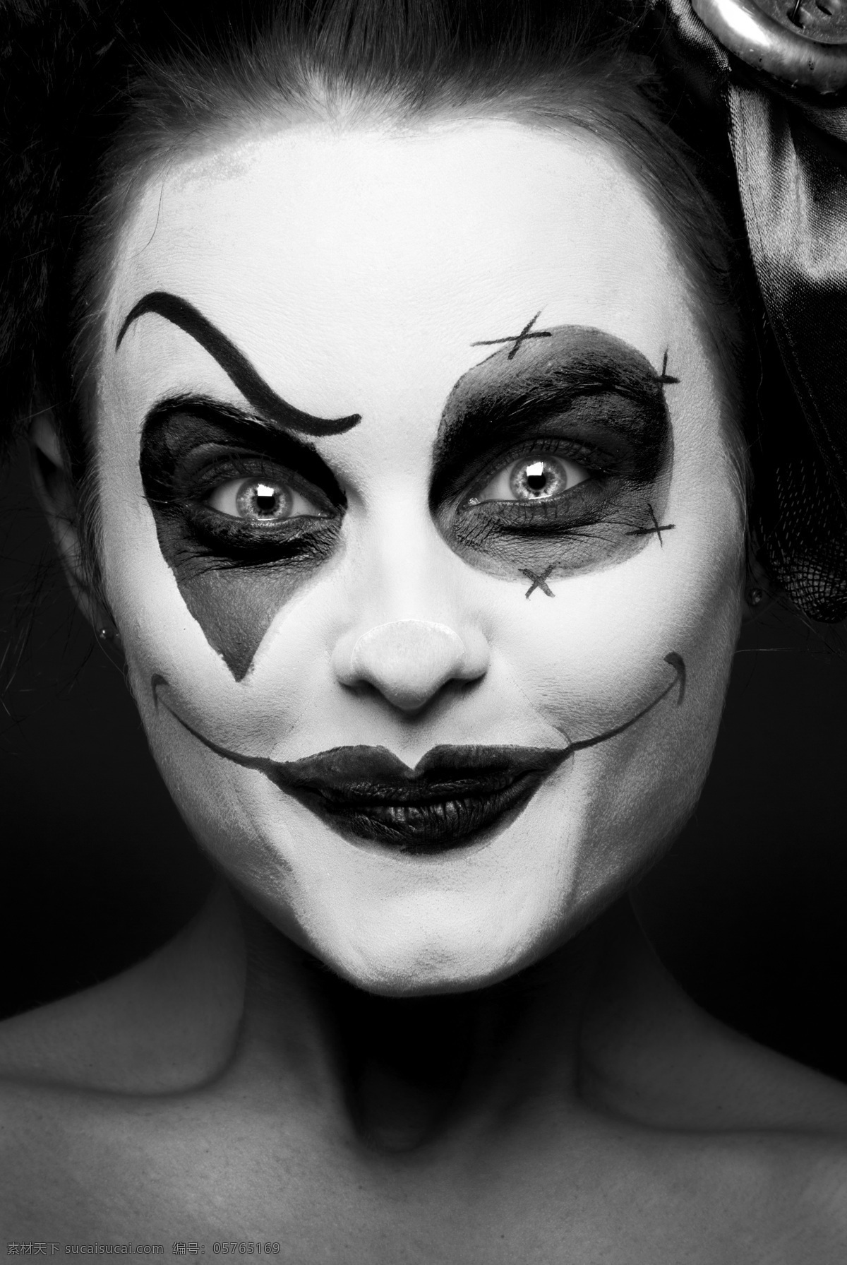 滑稽 小丑 人物 素材图片 人物摄影 人物素材 人物背景 化妆 生活人物 人物图片