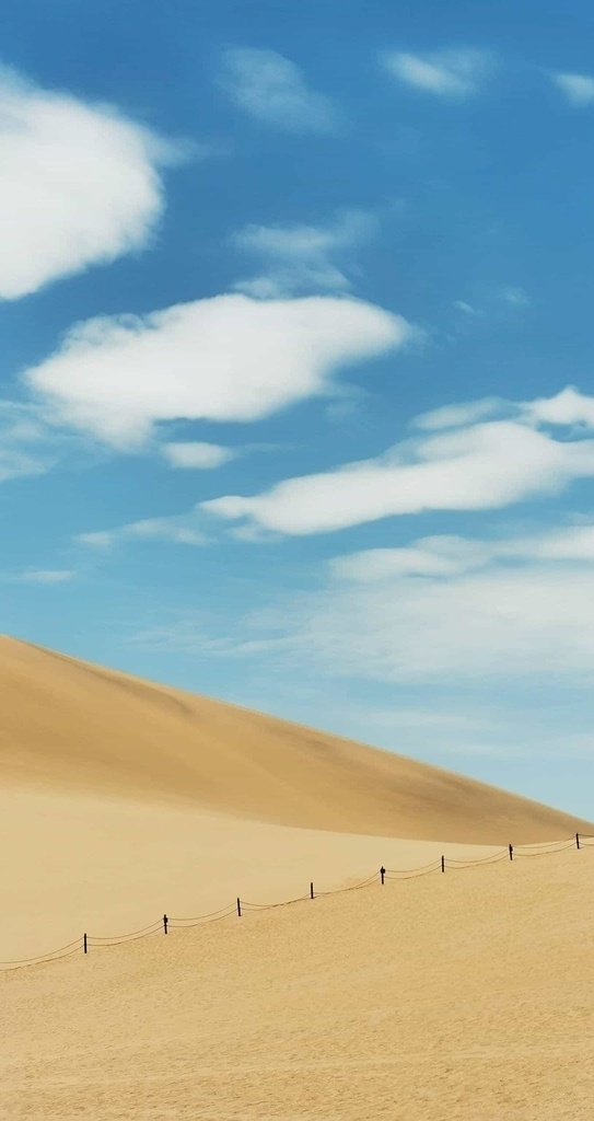 沙漠图片 自然 风景 沙漠 大漠 黄沙 云 天空 白云 蓝天