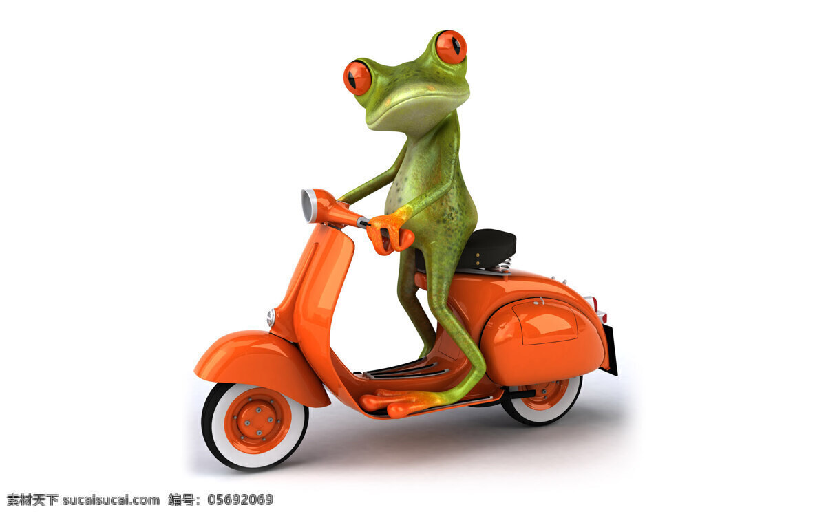 骑车树蛙 树蛙 摩托车 青蛙 蛙 3d蛙 日常生活 人物图库
