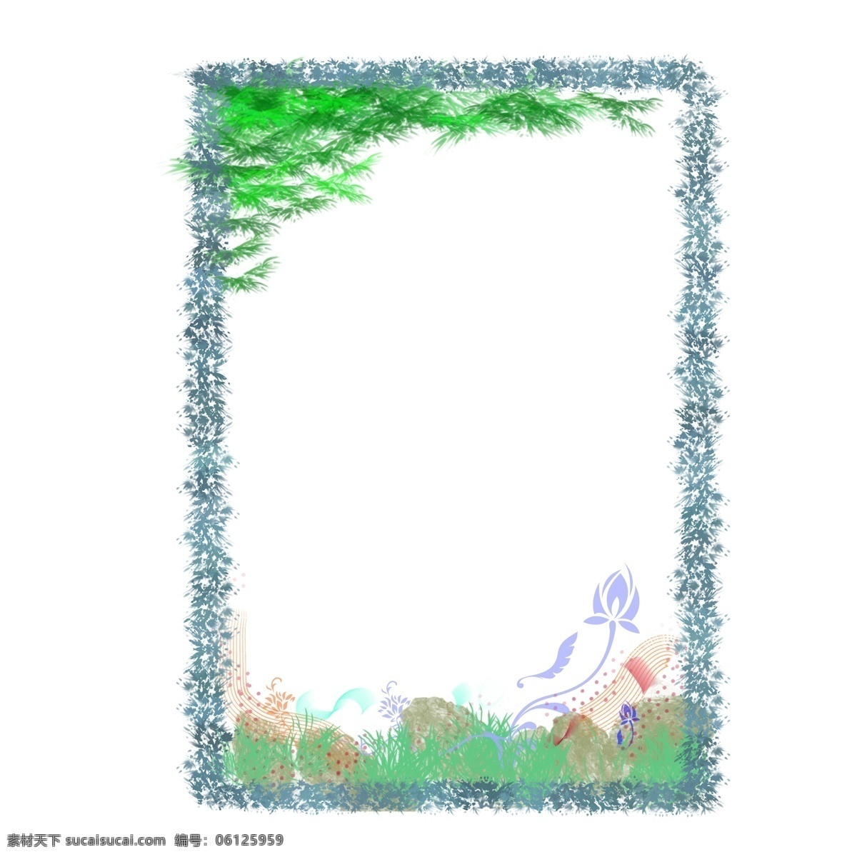 綠色 保護(hù) 環(huán)境 邊框 元素 保護(hù)環(huán)境 風(fēng)景 景色 創(chuàng)意 植物 卡通插畫 葉子 大自然 葉片 花朵 盛開 香氣