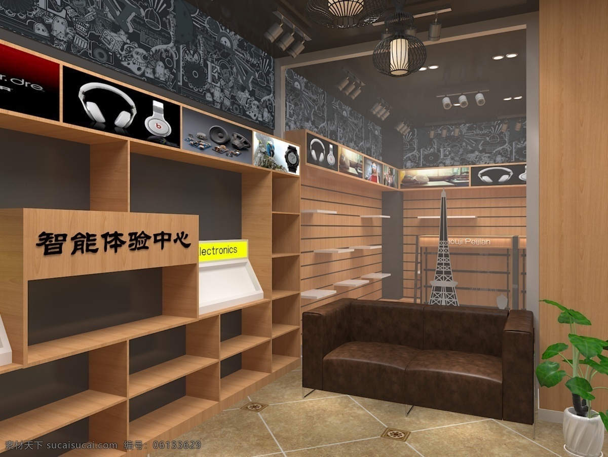 手機 數(shù)碼 店 效果圖 手機潮流店 配件數(shù)碼商店