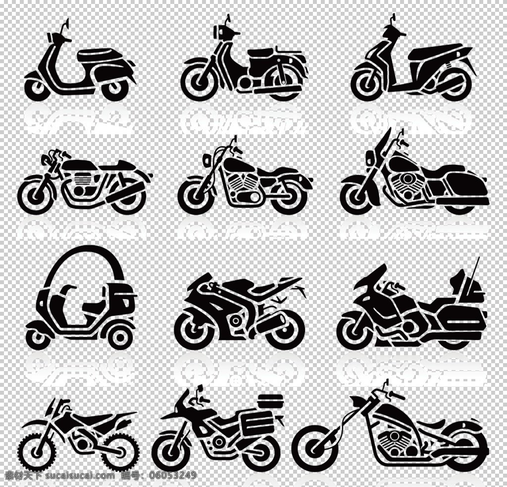 摩托车 跑车 标志 标识 图标素材 图标 图形图标素材