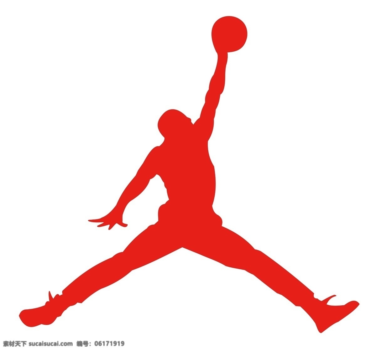 乔丹扣篮图 雕刻镂空 篮球之神 亚克力字 红色 白色 展板模板