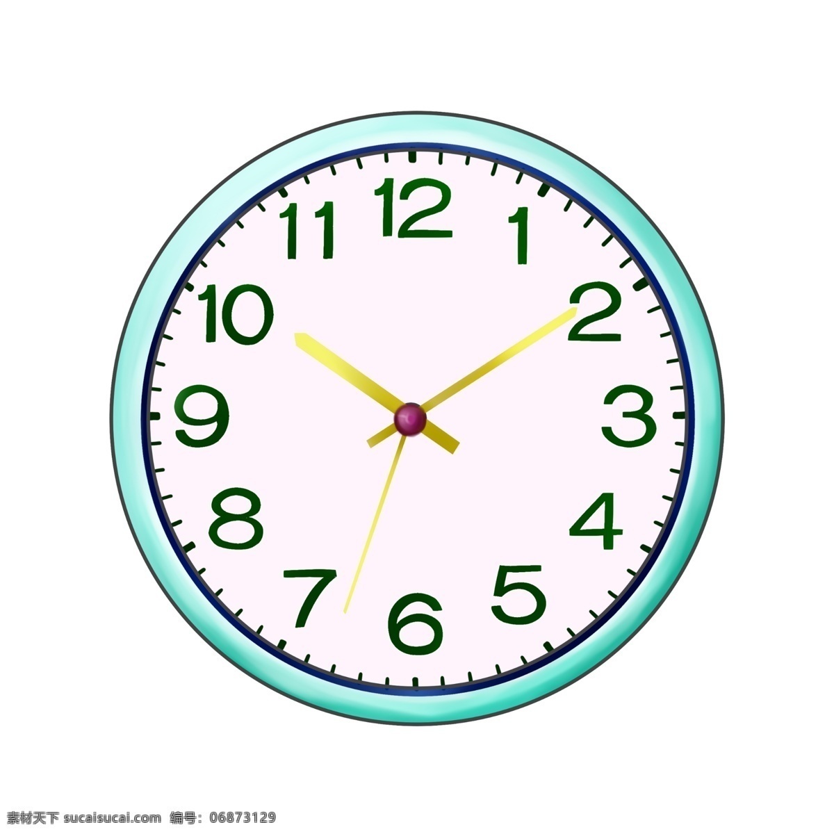 蓝色 时间 钟表 插图 闹钟 表 钟表插画 钟表插图 蓝色时钟 时间钟表插图 黄色指针 数字