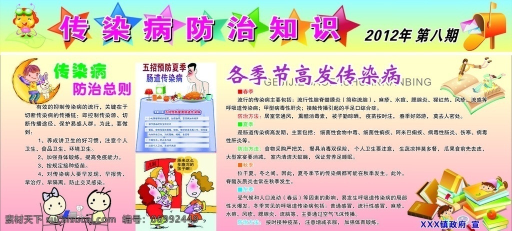 季節(jié) 傳染病 防治 各季節(jié)傳染病 傳染病防治 傳染病宣傳欄 高發(fā)傳染病 傳染病知識(shí) 展板模板