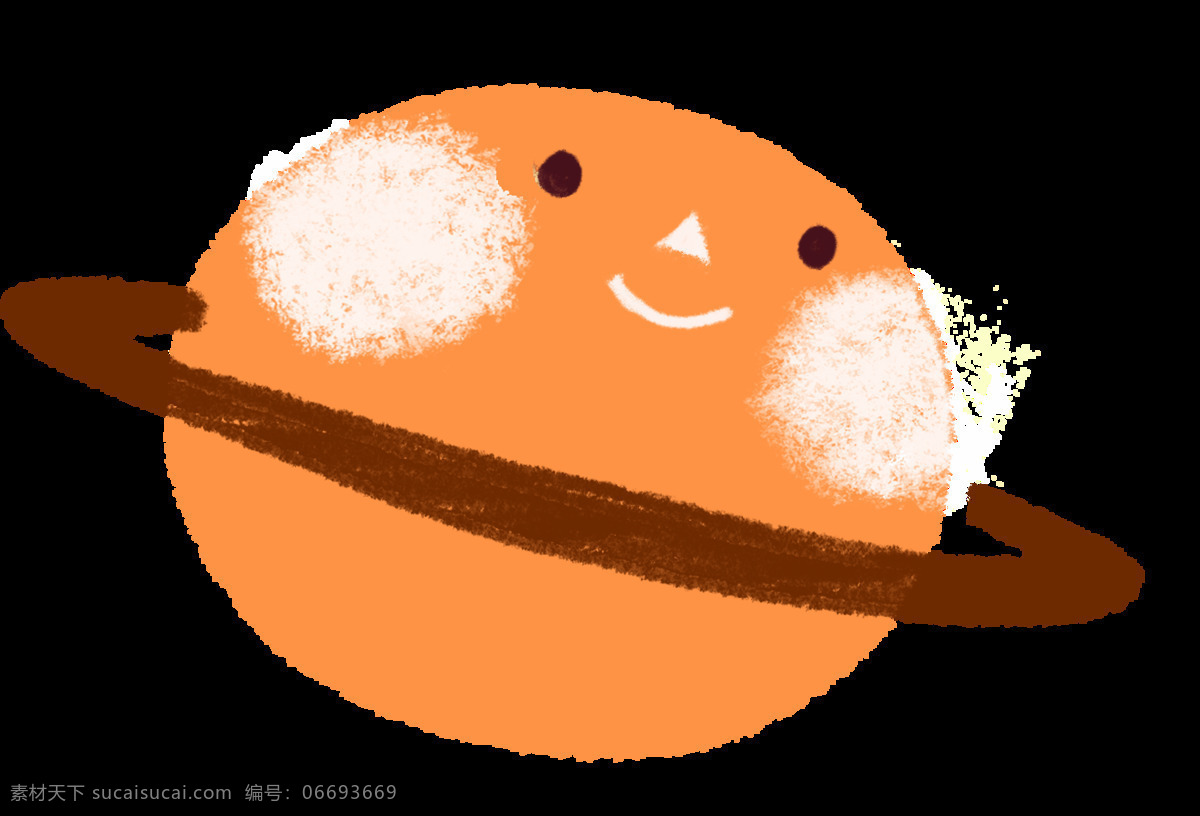 手繪 星系 星球 元素 卡通 可愛 免摳