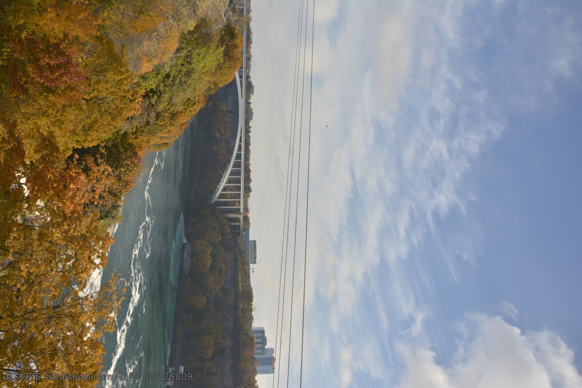 加拿大 尼亚加拉瀑布 旅游照片 瀑布 河流 秋天 旅游摄影 国外旅游