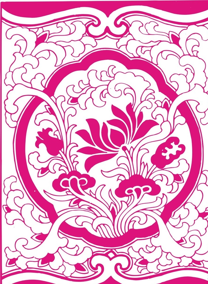 花纹 底纹 纹理 瓷砖 古典 复古 图案 壁画 壁纸 矢量 陶瓷纹 纹路 底纹边框 背景底纹