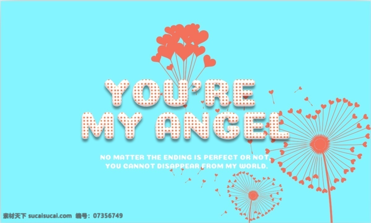 可爱 点 天使 简单 字体 你是我的天使 可爱的点 白色 粉 气球 心脏形 书法 创意字体