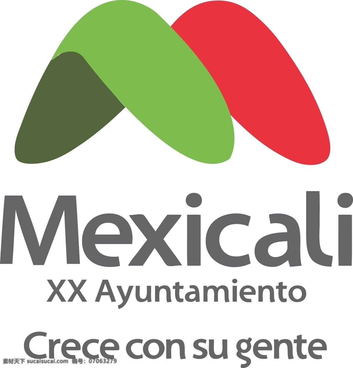 墨西卡利 xx 市 议会 标识 公司 免费 品牌 品牌标识 商标 矢量标志下载 免费矢量标识 矢量 psd源文件 logo设计