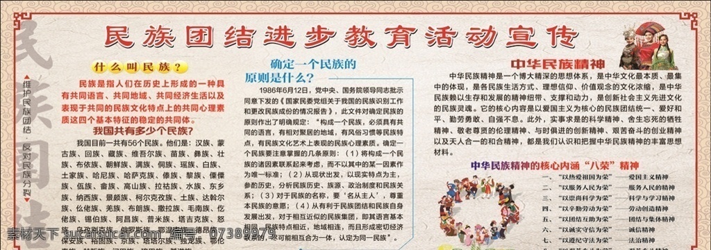 民族 團(tuán)結(jié) 進(jìn)步 教育 活動(dòng) 宣傳 民族團(tuán)結(jié) 宣傳展板 民族政策 全國民族 團(tuán)結(jié)進(jìn)步 示范單位
