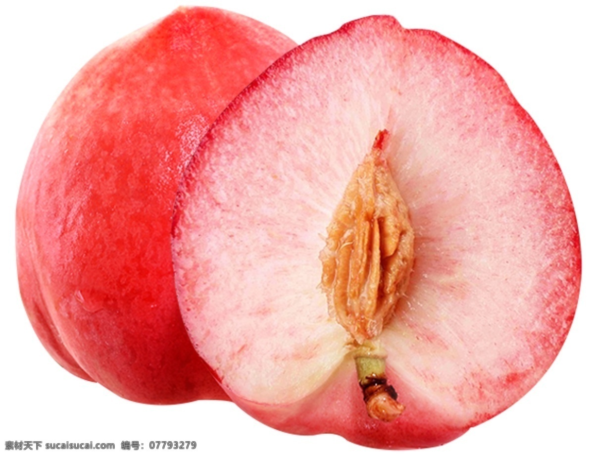 水蜜桃图片 水蜜桃 桃 桃子 水果 红桃 新鲜水果 切开的水果 素材图