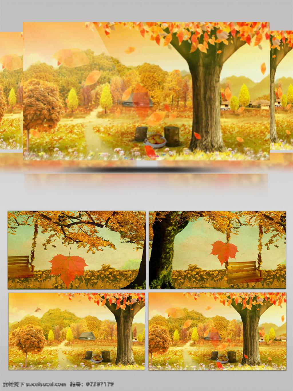 浪漫 秋天 氛围 树叶 飘散 坠落 意境 背景 视频 怀旧 枫叶 秋天分为 已经 复古 美丽